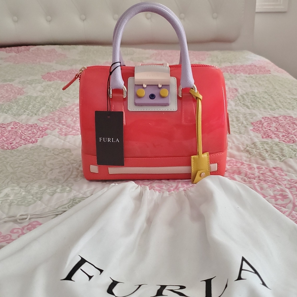 FURLA New Candy Vanilla Cartoon Mini Satchel - Picture 1 of 6